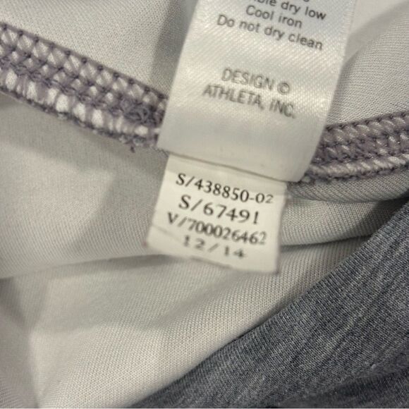 Athleta Womens Gray Fuse Capri Jogger Pants Zipper Legs and Pocket Size … - Picture 6 of 7